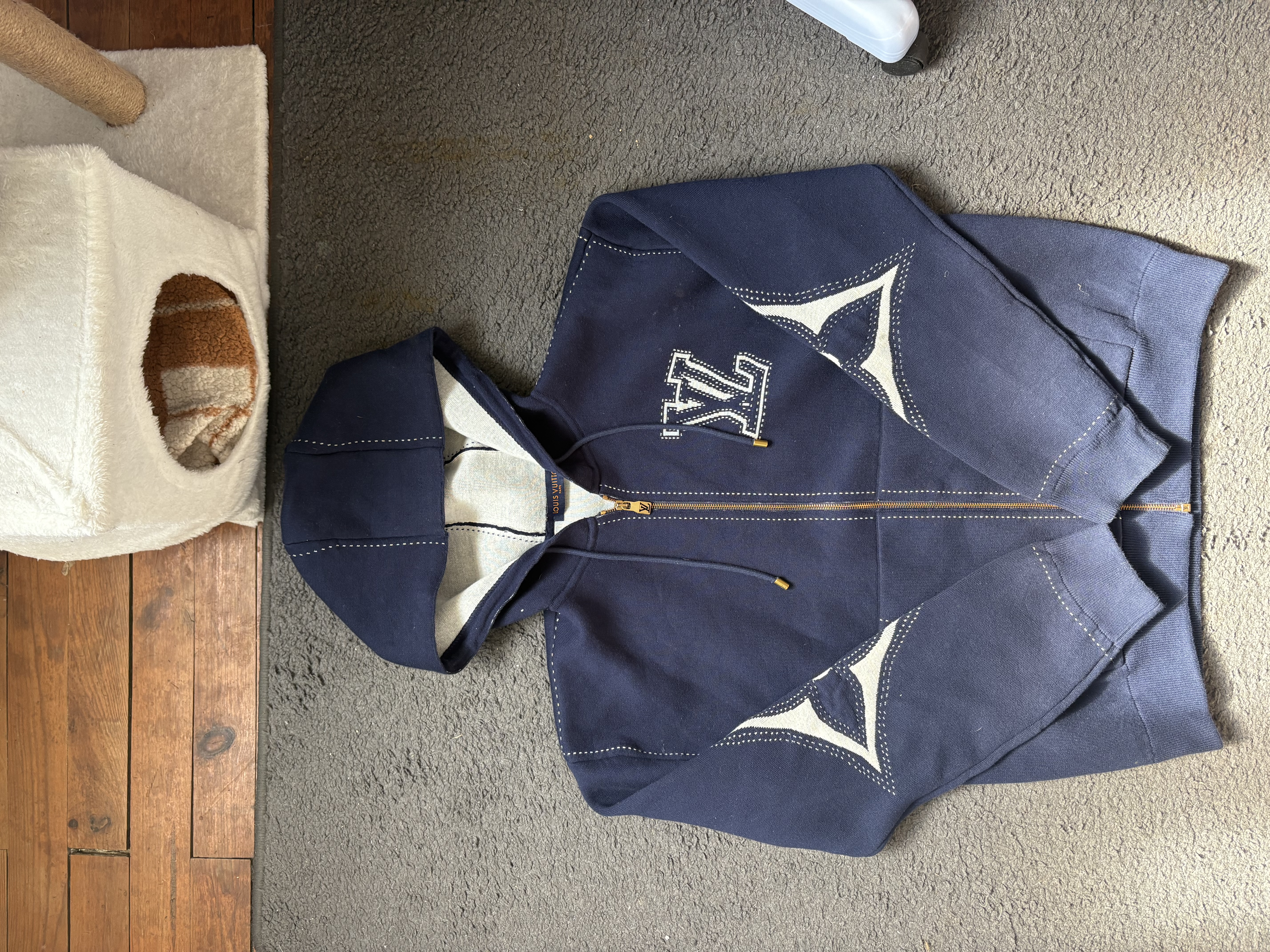Veste zip à capuche 