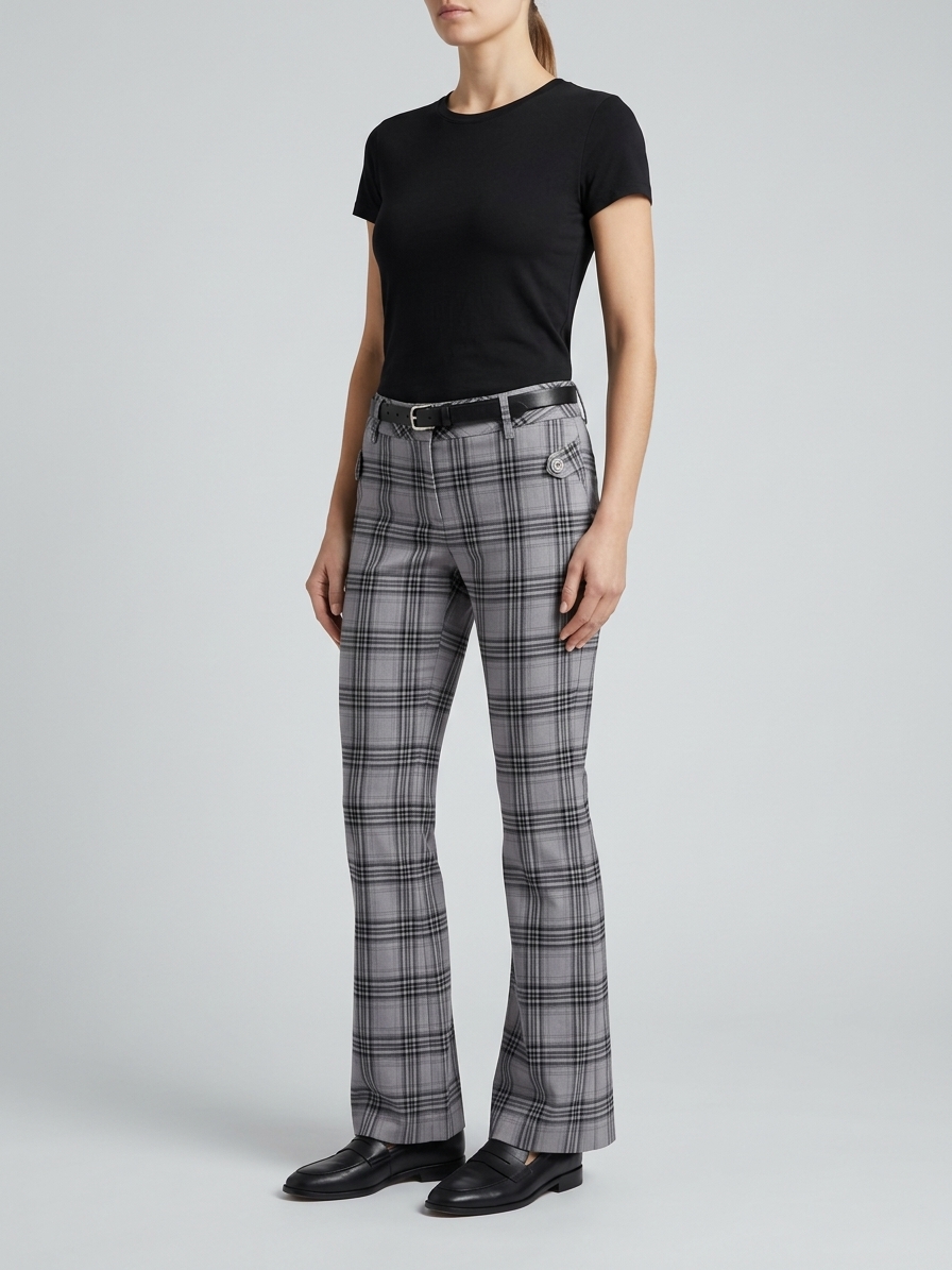 Pantalon à carreaux 
