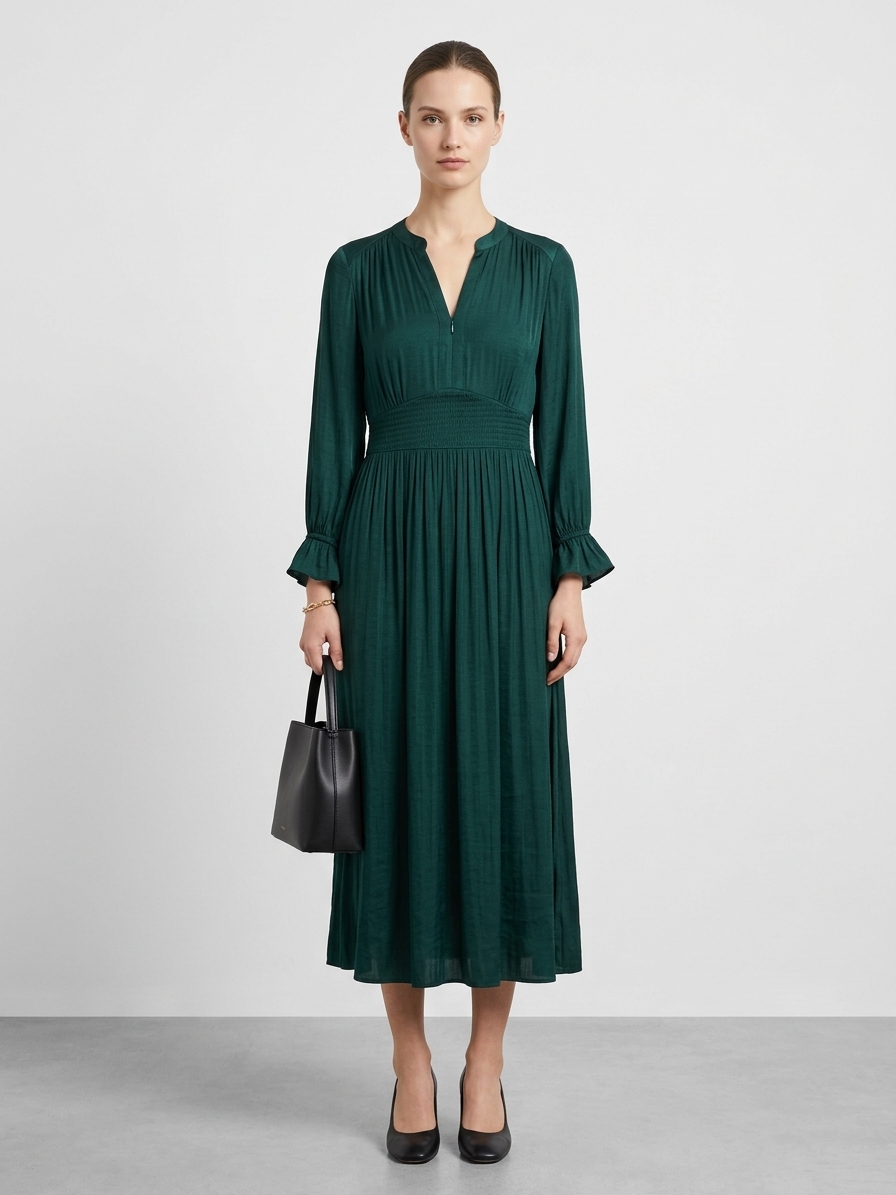 Robe vert émeraude 